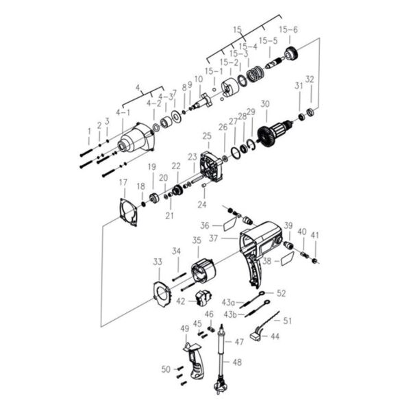 Kron CT12018 1/2 inch electric shock wrench